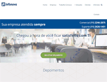 Tablet Screenshot of infonova.com.br